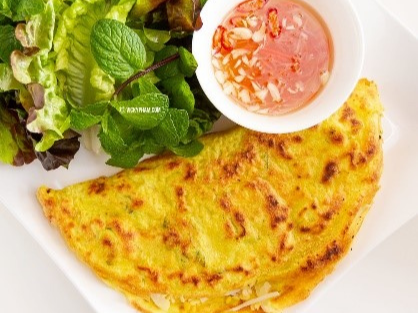 Bánh Xèo Vietnamese Crepe Picture